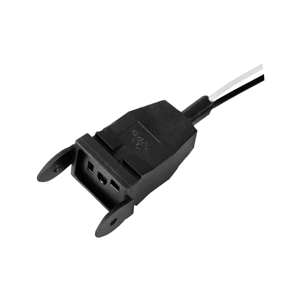 FT-5ZR 美规三芯方形阳光插头对插带耳朵插座UL认证电源线